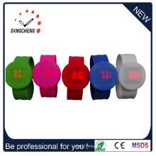 2015 New Style Wristband Round Slap LED Watch (DC-1060)